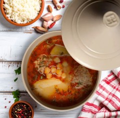 Мини-тажин для запекания, 0,55 л. цвет: опал, Solo Emile Henry