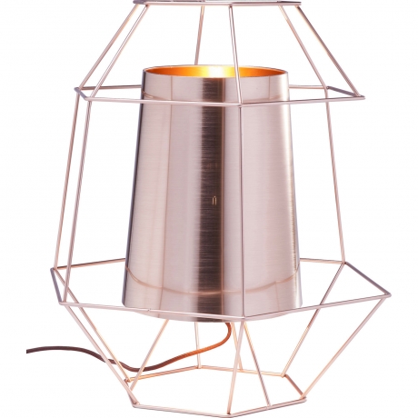 Лампа настольная Wire, коллекция "Провода" 55*50*48, Полиэстер, Сталь, Медный
