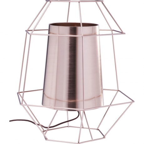 Лампа настольная Wire, коллекция "Провода" 55*50*48, Полиэстер, Сталь, Медный