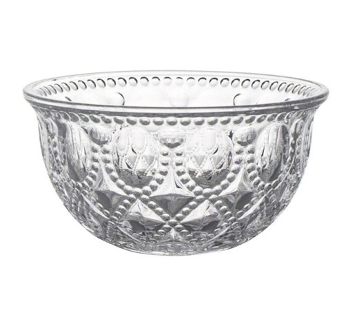 Набор салатников Dubai, прозрачный, 13 см, 0,4 л, 4 шт. WD Lifestyle