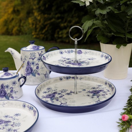 Двухъярусная подставка для торта Kitchen Craft London Pottery