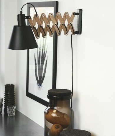 Светильник настенный Vintage, черный, Halo Design