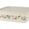 Лоток эмалированный с крышкой Прованс, 21х21 см. EJIRY