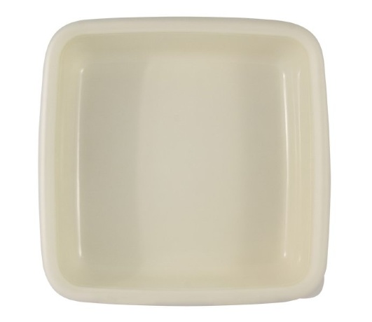 Лоток эмалированный с крышкой Прованс, 21х21 см. EJIRY