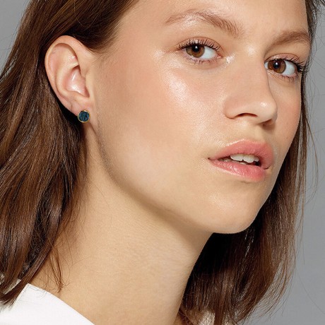 Серьги NOBLE SG BLUE Dyrberg Kern