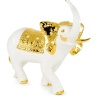 Статуэтка слон, 40х25х37 см. GIARDINO, керамика, swarovski, белый