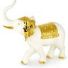Статуэтка слон, 40х25х37 см. GIARDINO, керамика, swarovski, белый