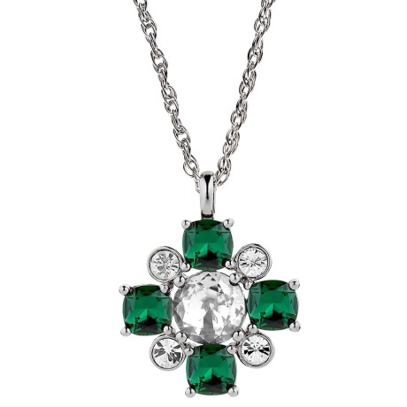 Колье SASSI SS EMERALD GREEN Dyrberg Kern