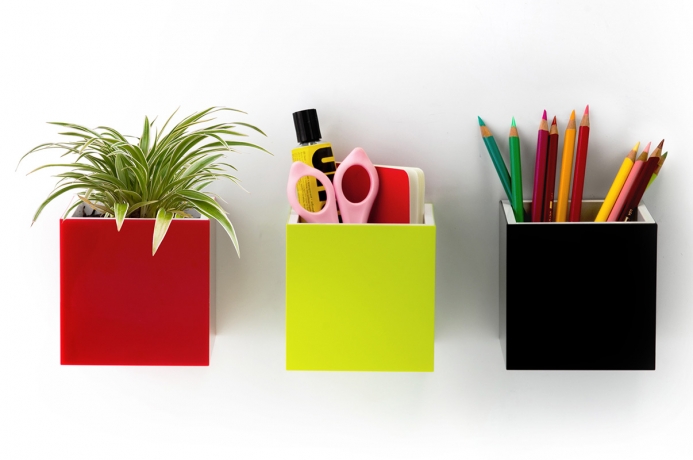 Бокс многофункциональный Pixel, красный, Qualy