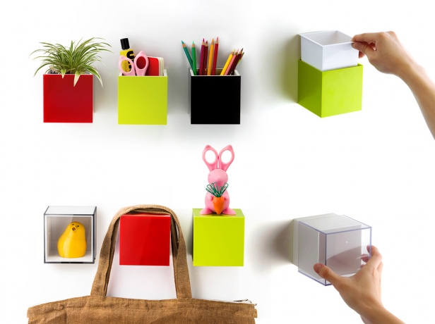 Бокс многофункциональный Pixel, красный, Qualy