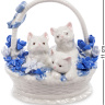 CMS-46/ 8 Фигурка "Котята в корзинке" (Pavone)