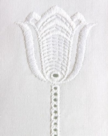 Комплект постельного белья "ТЮЛЬПАН", 100x140+40х60+130х75х25см. белый, BOVI