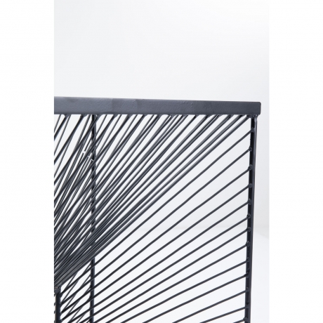 Консоль Dimension, коллекция "Измерение" 81*81*36, Сталь, Стекло, Черный