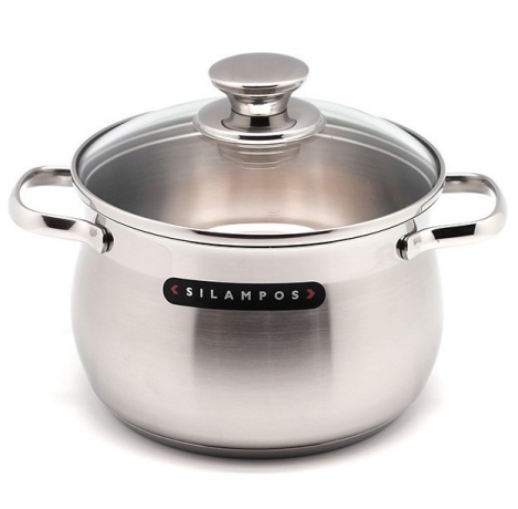 Глубокая кастрюля 6,4 л. (24см) Роял Silampos