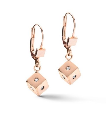 Серьги Amethyst Rose Gold Coeur de Lion