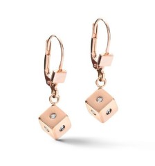 Серьги Amethyst Rose Gold Coeur de Lion