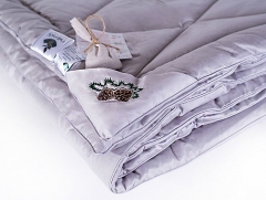 Одеяло всесезонное из Фитолинии "Кедровая сила", 150х200 см. в комплекте ароматное саше из пленки кедрового ореха, Natures