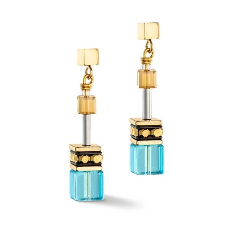 Серьги Turquoise-Gold Coeur de Lion
