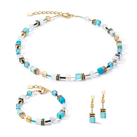 Серьги Turquoise-Gold Coeur de Lion