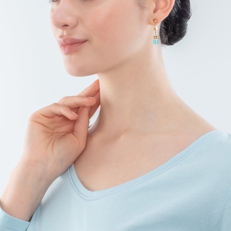 Серьги Turquoise-Gold Coeur de Lion