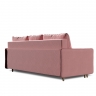 Диван-кровать Fresh, коллекция "Фреш" 214*96*114, Полиэстер, Хлопок, Нейлон, Пенополиуретан, Дерево, Розовый