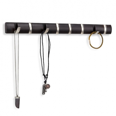 Вешалка настенная Flip 8 мини, эспрессо, Umbra