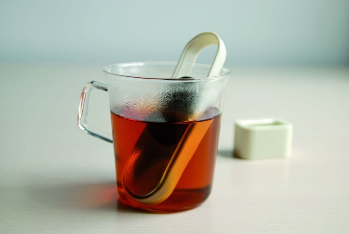 Ситечко для заваривания чая, белое, Loop Kinto