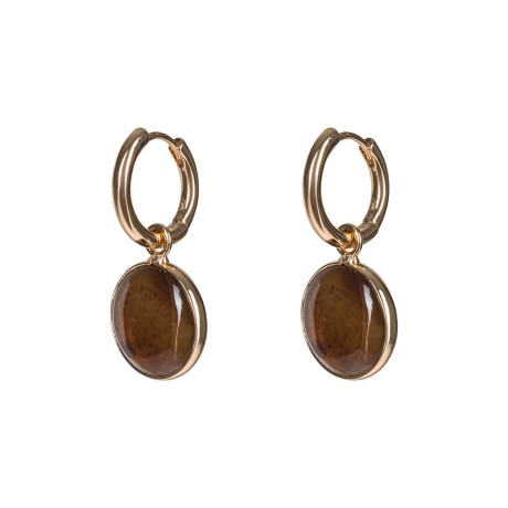 Серьги COFFE AGATE
