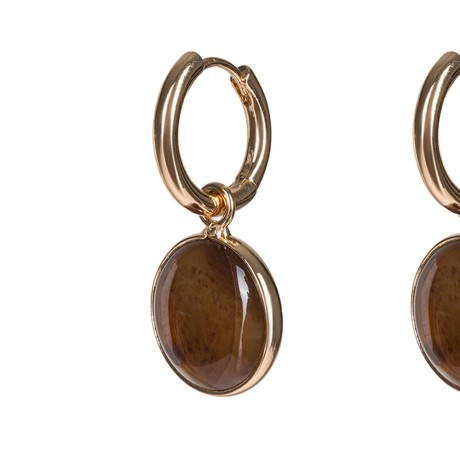 Серьги COFFE AGATE