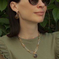 Серьги COFFE AGATE