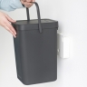Встраиваемое мусорное ведро Sort & Go (12 л), Серый Brabantia