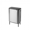 Мусорный бак Touch Bin Bo Hi (60 л), Стальной матовый (FPP) Brabantia