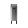 Мусорный бак Touch Bin Bo Hi (60 л), Стальной матовый (FPP) Brabantia