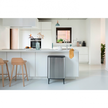 Мусорный бак Touch Bin Bo Hi (60 л), Стальной матовый (FPP) Brabantia