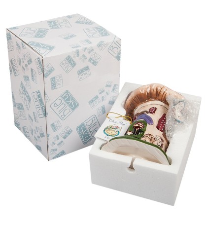 BS-260 Подсвечник-домик "Мухомор"