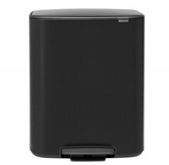 Мусорный бак Bo с педалью (60 л), Черный матовый Brabantia