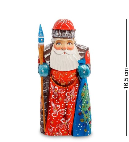 РД- 62 Фигурка Дед Мороз (Резной) 16,5 см