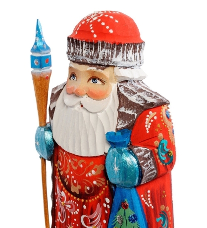 РД- 62 Фигурка Дед Мороз (Резной) 16,5 см