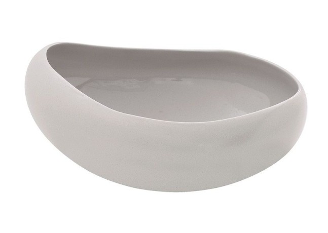 Тарелка суповая Organica, серая, 19 см. 1 л. Easy Life