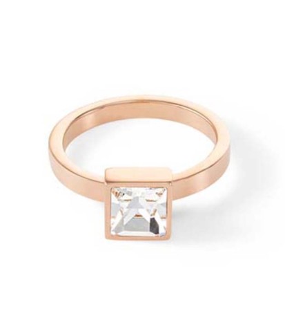 Кольцо Brilliant Square Rose Gold 0500/40-1822 60 Coeur de Lion