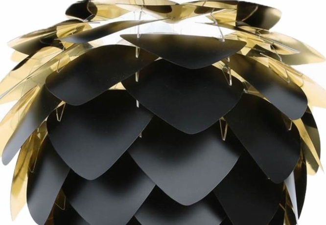 Плафон Conia black & gold, 40х50 см.