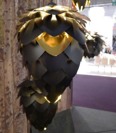 Плафон Conia black & gold, 40х50 см.