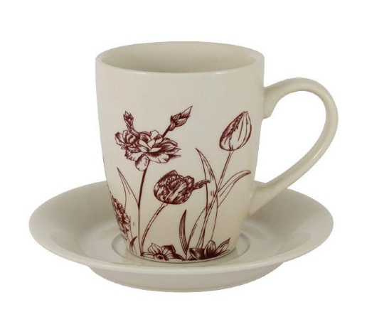 Чашка с блюдцем "Эдем" 200 мл., LF Ceramics