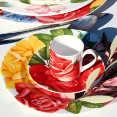 Чашка с блюдцем кофейная, 100 мл. ROMANTICA Taitu