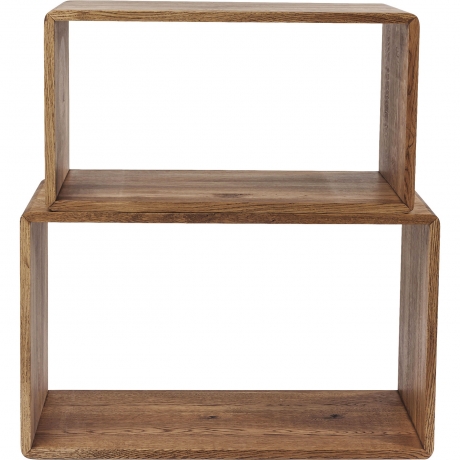 Куб Attento, коллекция "Атенто", количество предметов 2 48*80*40, Дуб, Коричневый