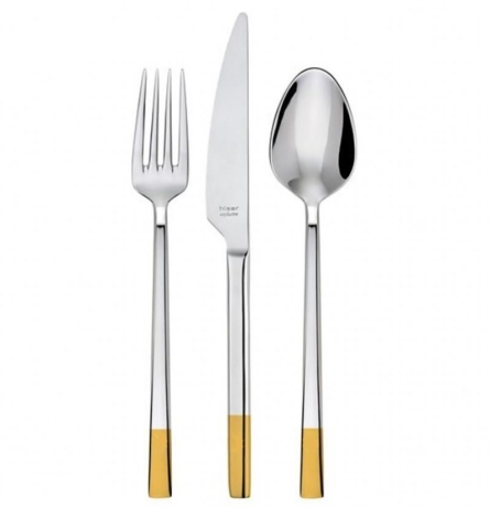 Набор столовых приборов, 24 штю MILANO GOLD Hisar