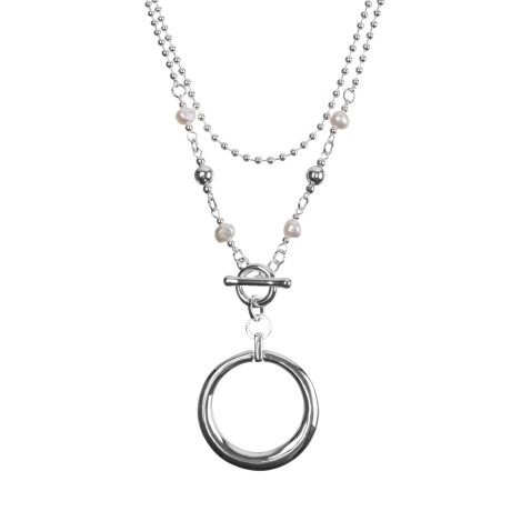 Колье Perle LN5119 BW/S Fiore Luna