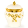 Баночка с крышкой, 12,5х16 см. EMOZIONI, керамика, swarovski