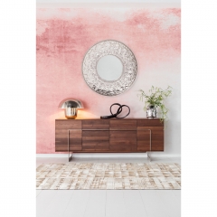 Зеркало Cosmos, коллекция "Космос" 110*110*8, Зеркальное стекло, Алюминий, Серебряный