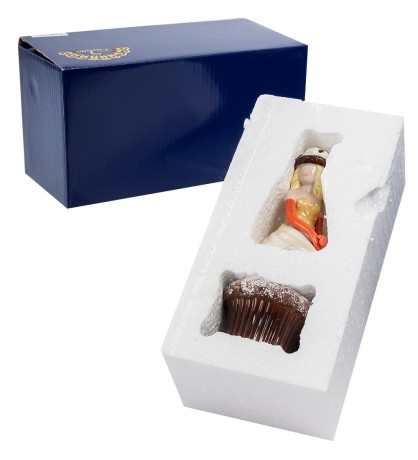 CMS-57/ 2 Подставка для яйца с солонкой "Леди" (Pavone)